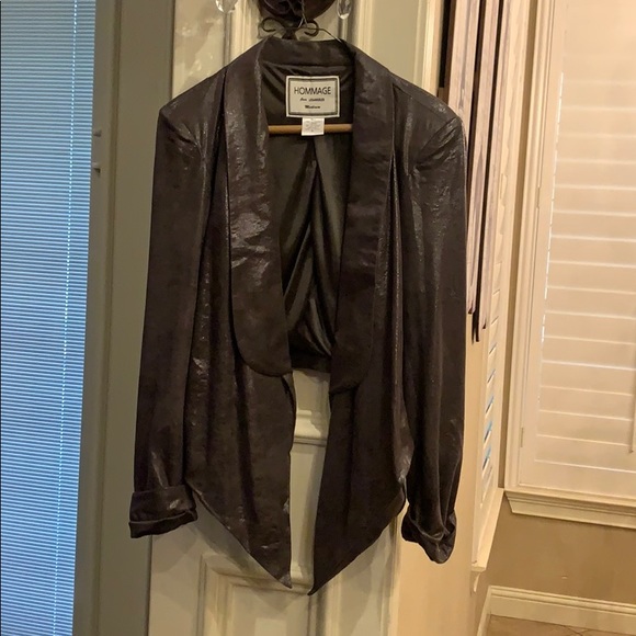 Jackets & Blazers - It has like a silver shimmer to it! Really cute!